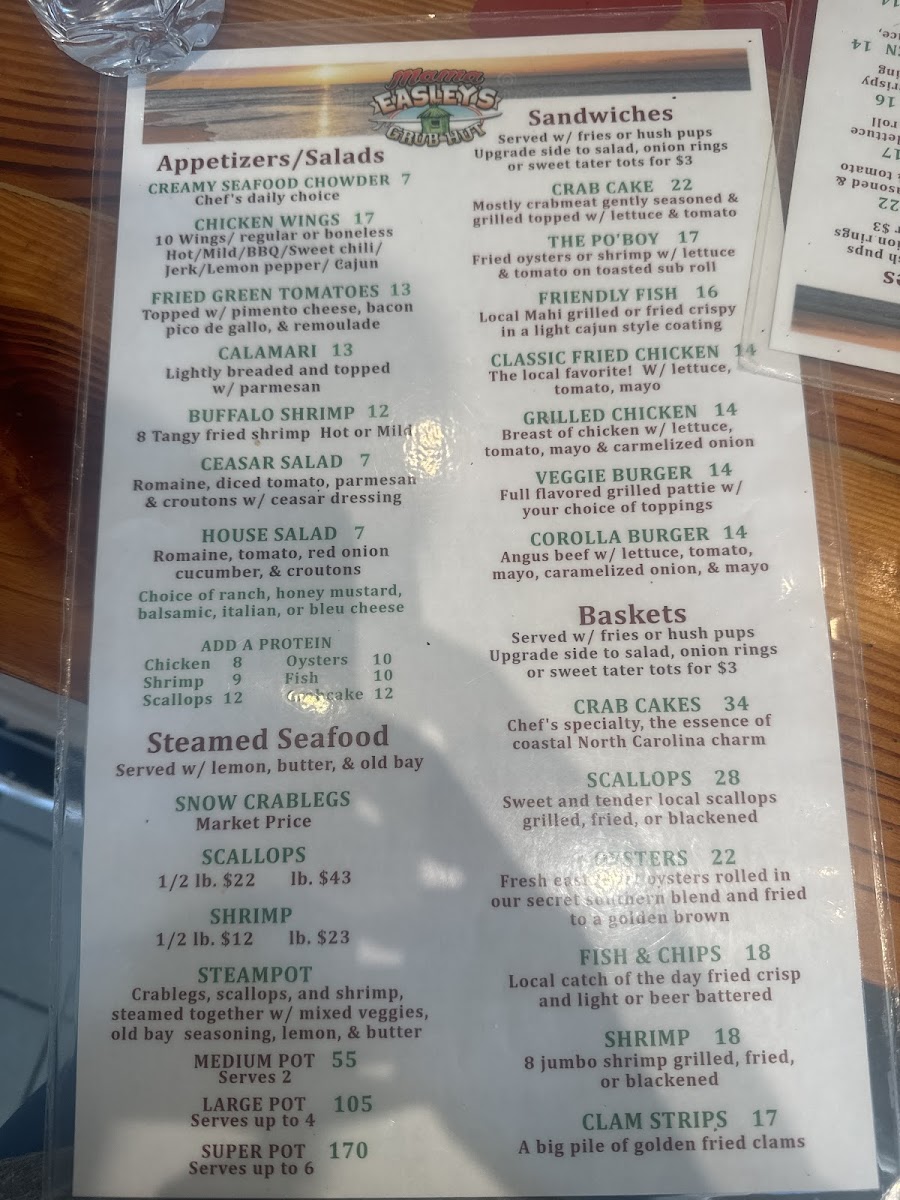 Menu Mama Easley's-10
