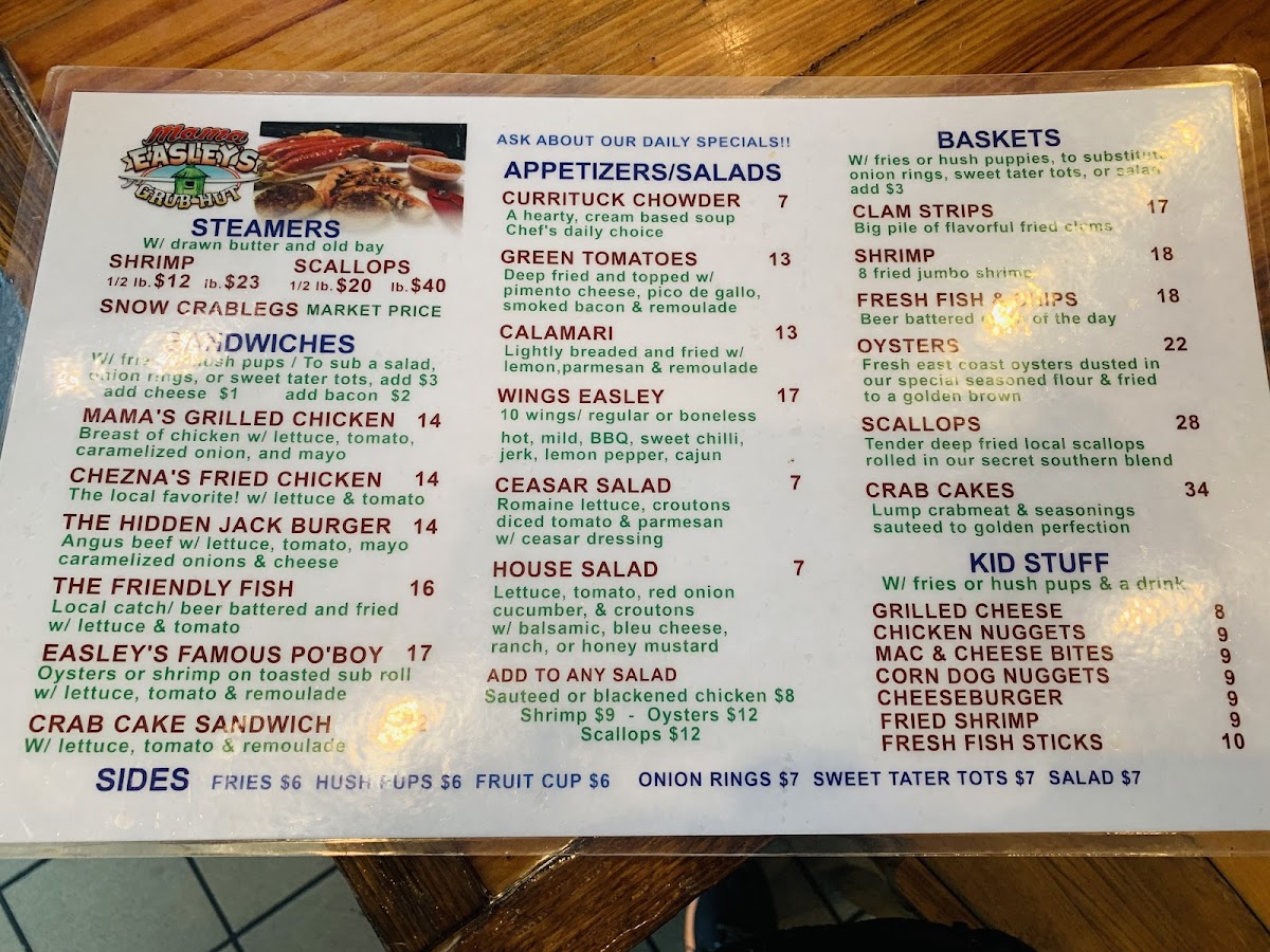 Menu Mama Easley's-5