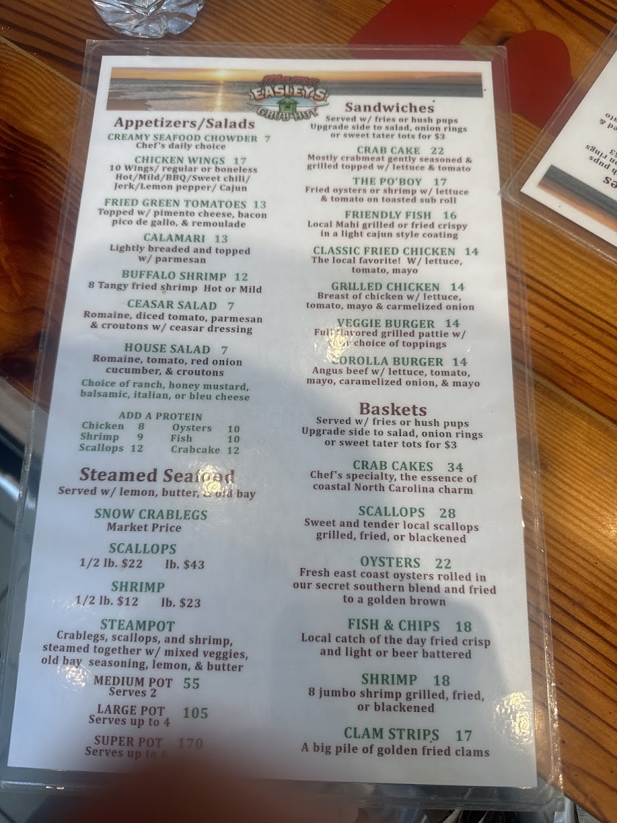 Menu Mama Easley's-7