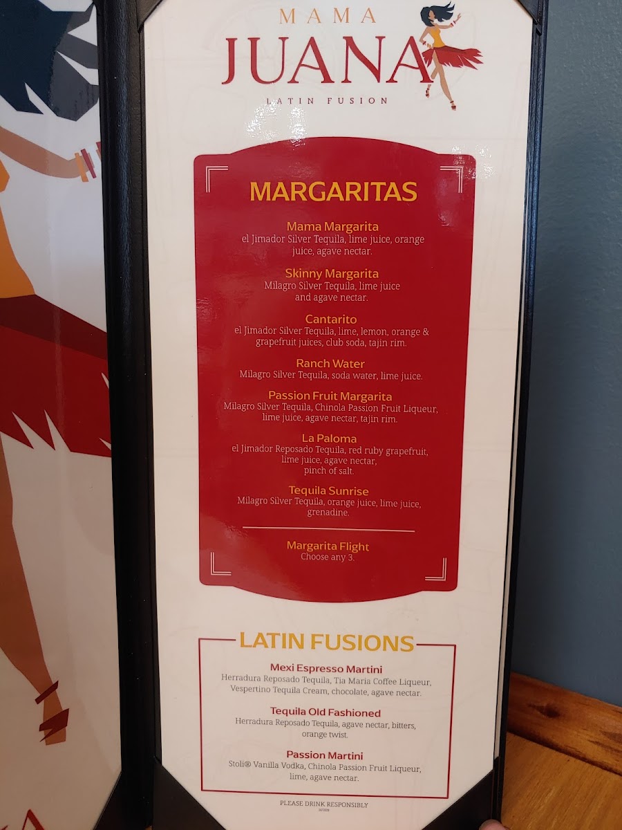Menu Mama Juana. Cocina Latina & Mexicana-10