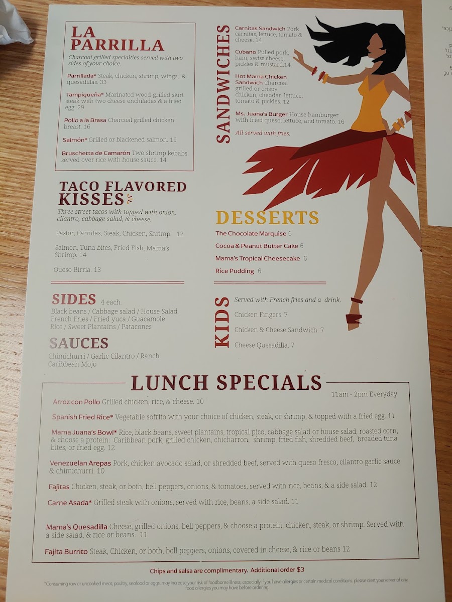 Menu Mama Juana. Cocina Latina & Mexicana-5
