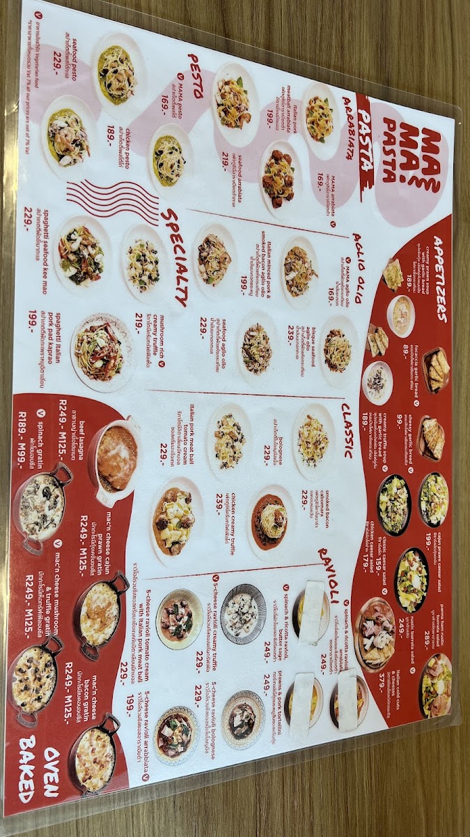 Menu Mama Pasta @ Lumpini Ville Cultural Center-5