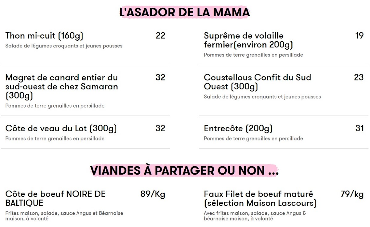 Menu Mama Restaurant Toulouse-2