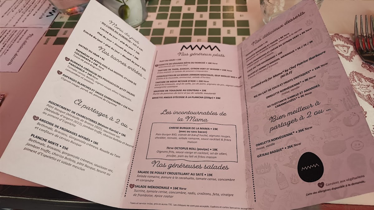 Menu Mama Restaurant Toulouse-7