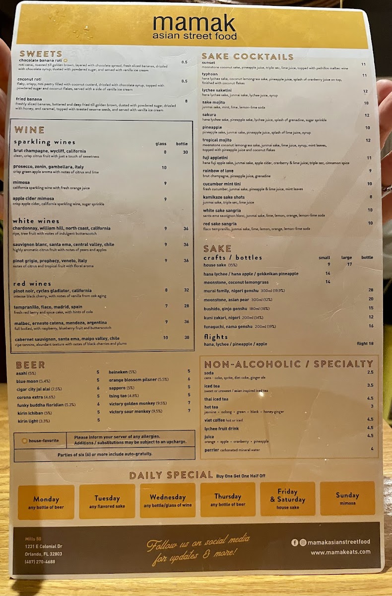 Menu Mamak Asian Street Food-1