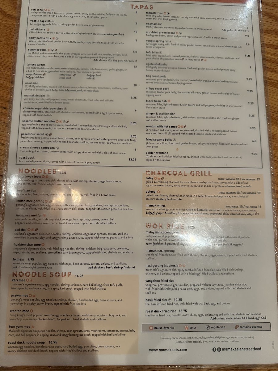 Menu Mamak Asian Street Food-7