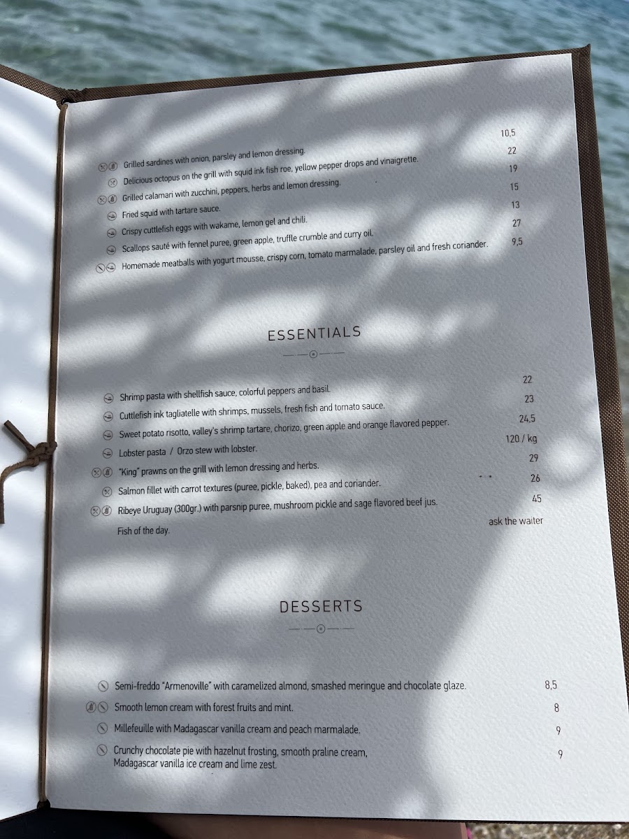 Menu Mamalouka Beach Bar-3