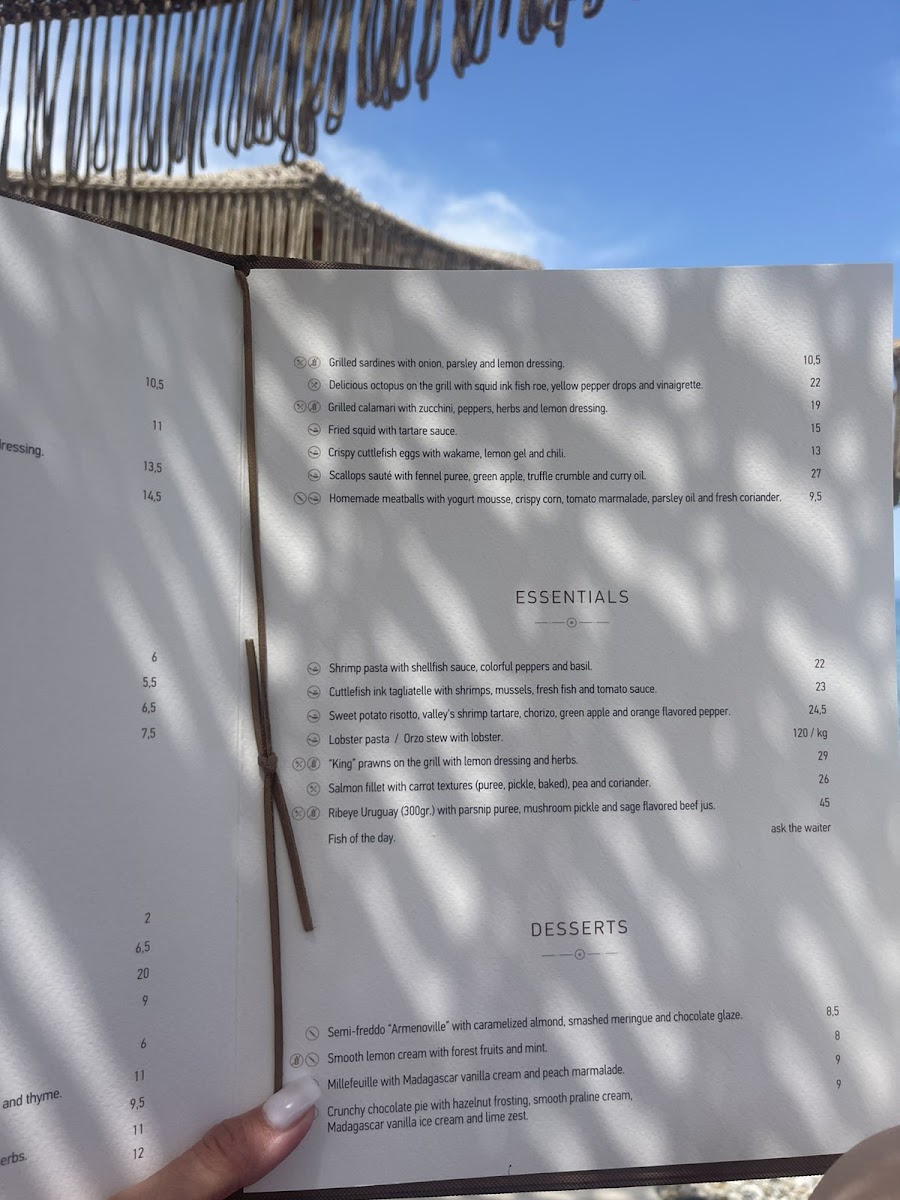 Menu Mamalouka Beach Bar-8