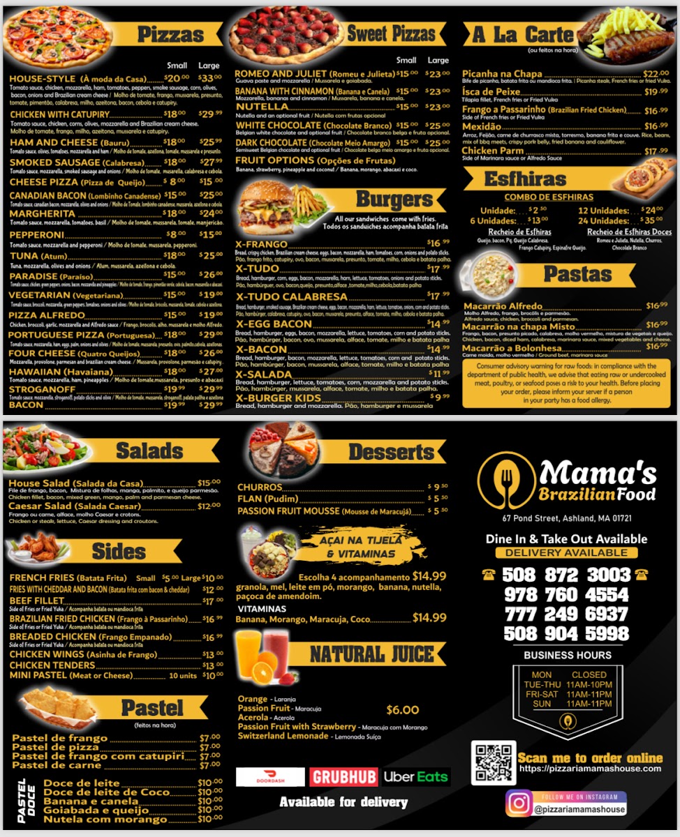 Menu Mama's Brazilian Food-1
