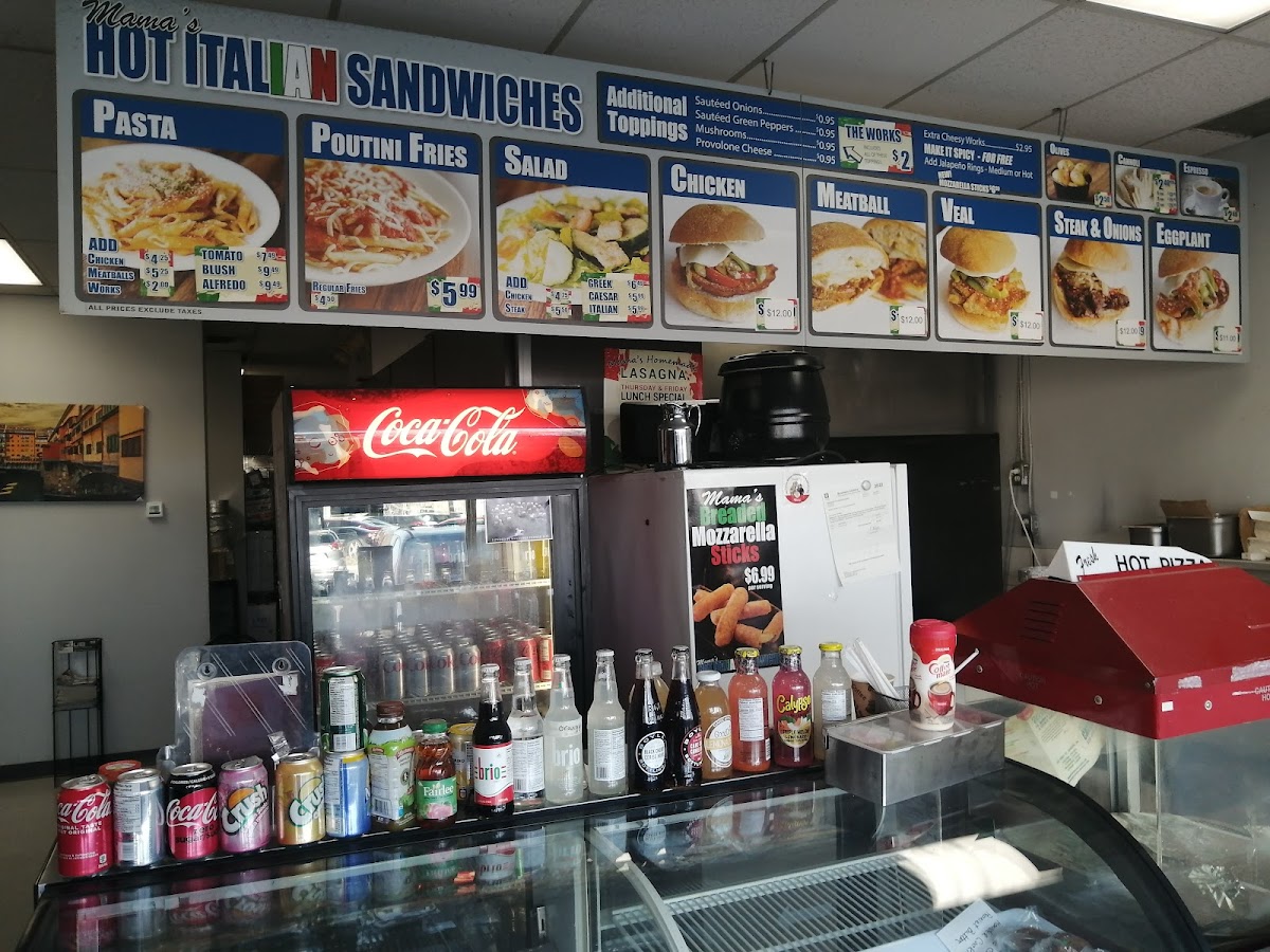 Menu Mama's Hot Italian Sandwiches Inc-10