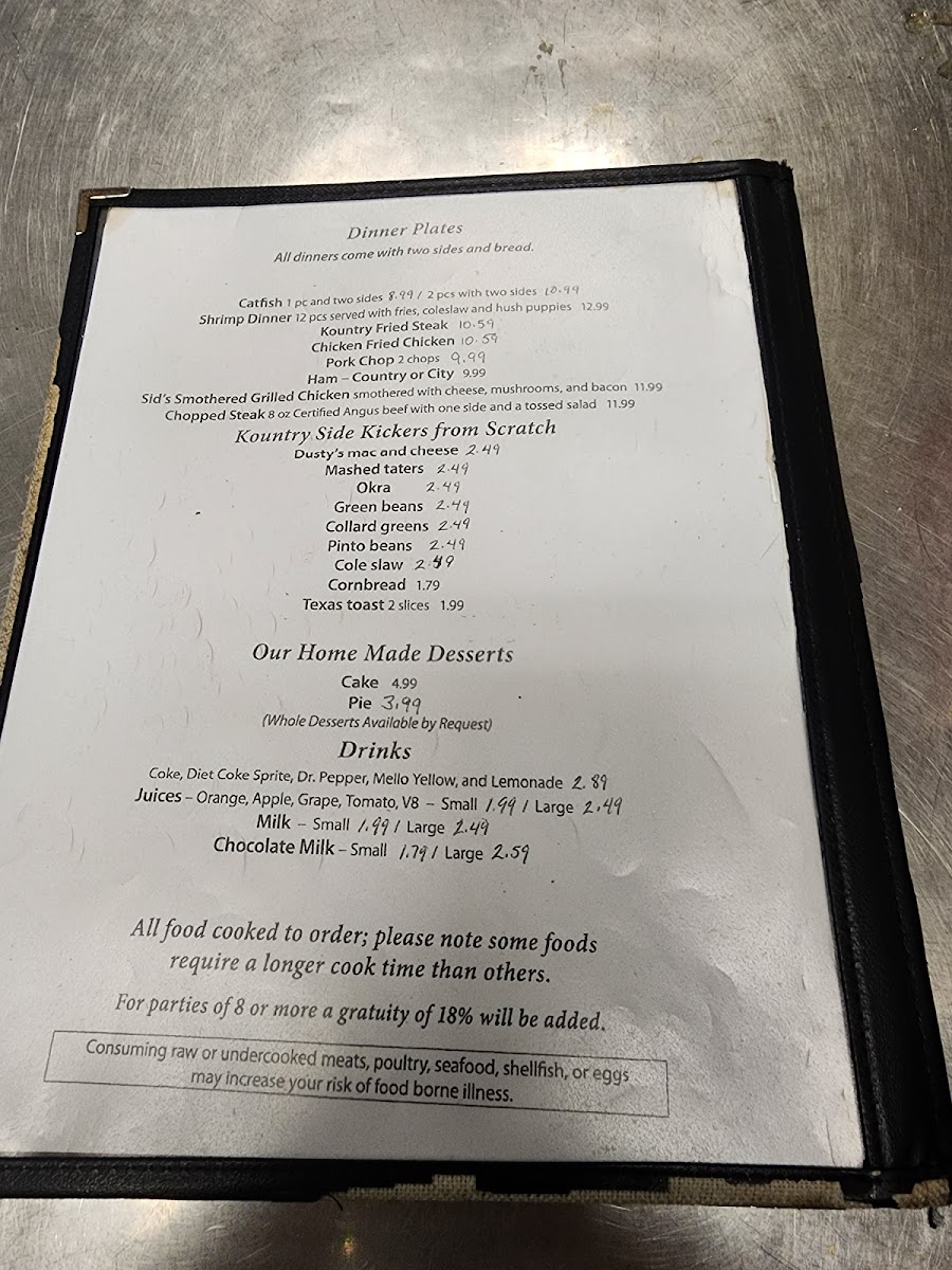 Menu Mama’S Kountry Kitchen-5