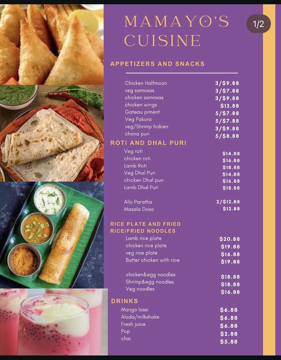 Mamayo's Cuisine Menu-1