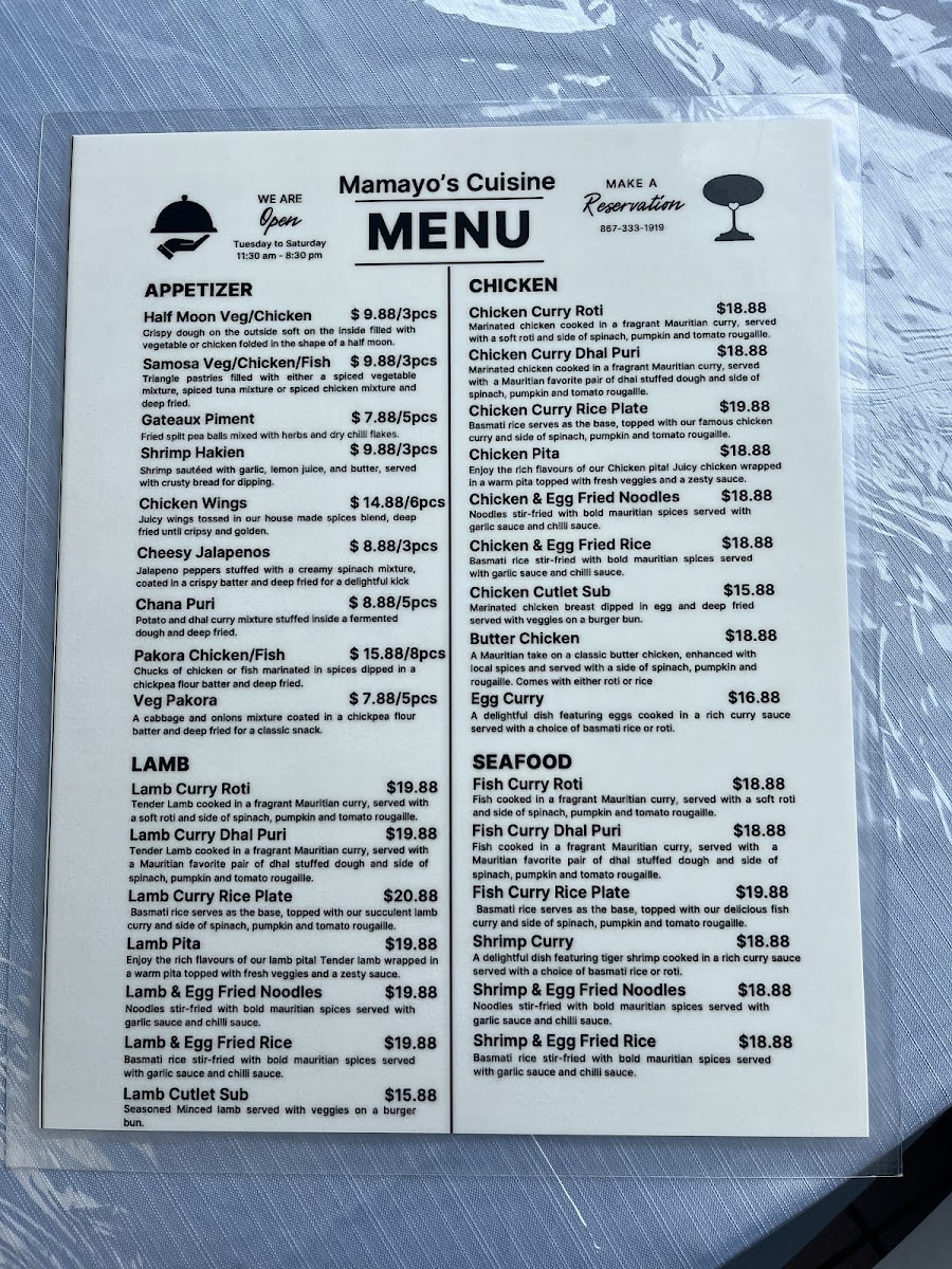 Mamayo's Cuisine Menu-3