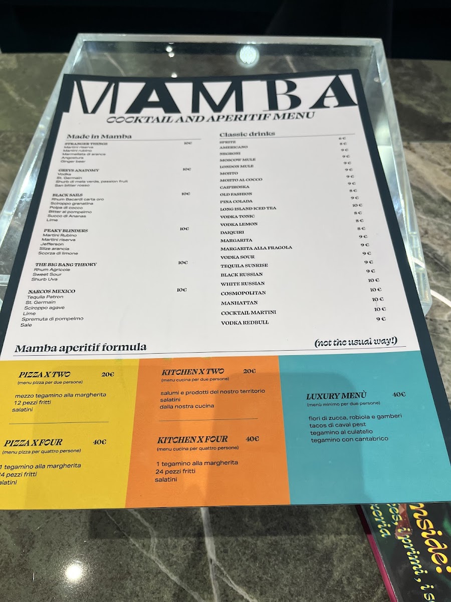 Menu Mamba Restaurant & More-1