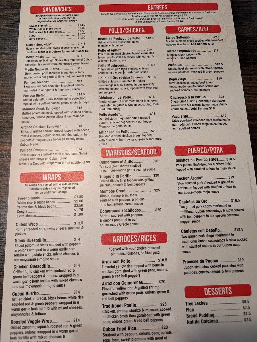 Menu Mambos Cuban Café-3