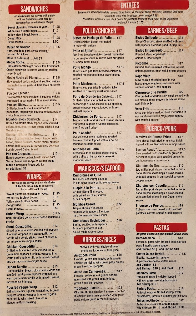 Menu Mambos Cuban Café-6