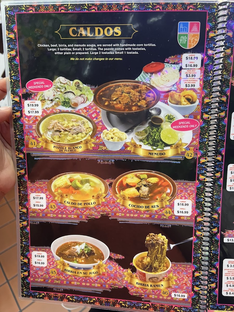 Menu Mami Felipa Cocina Mexicana-1