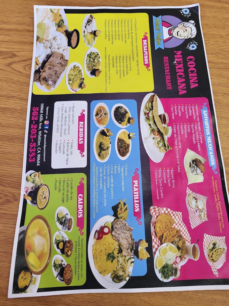 Menu Mami Felipa Cocina Mexicana-5