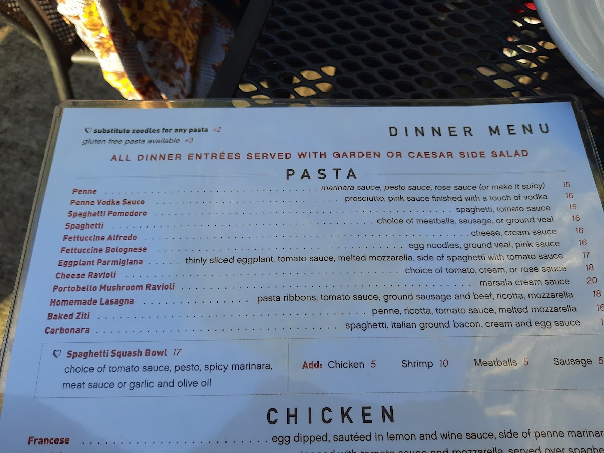 Menu Mamma Lucia Of Bethesda-9