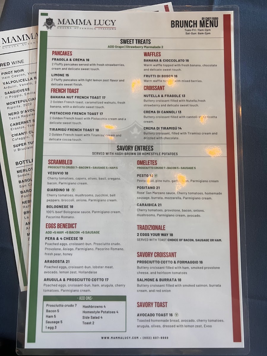 Menu Mamma Lucy Italian-10