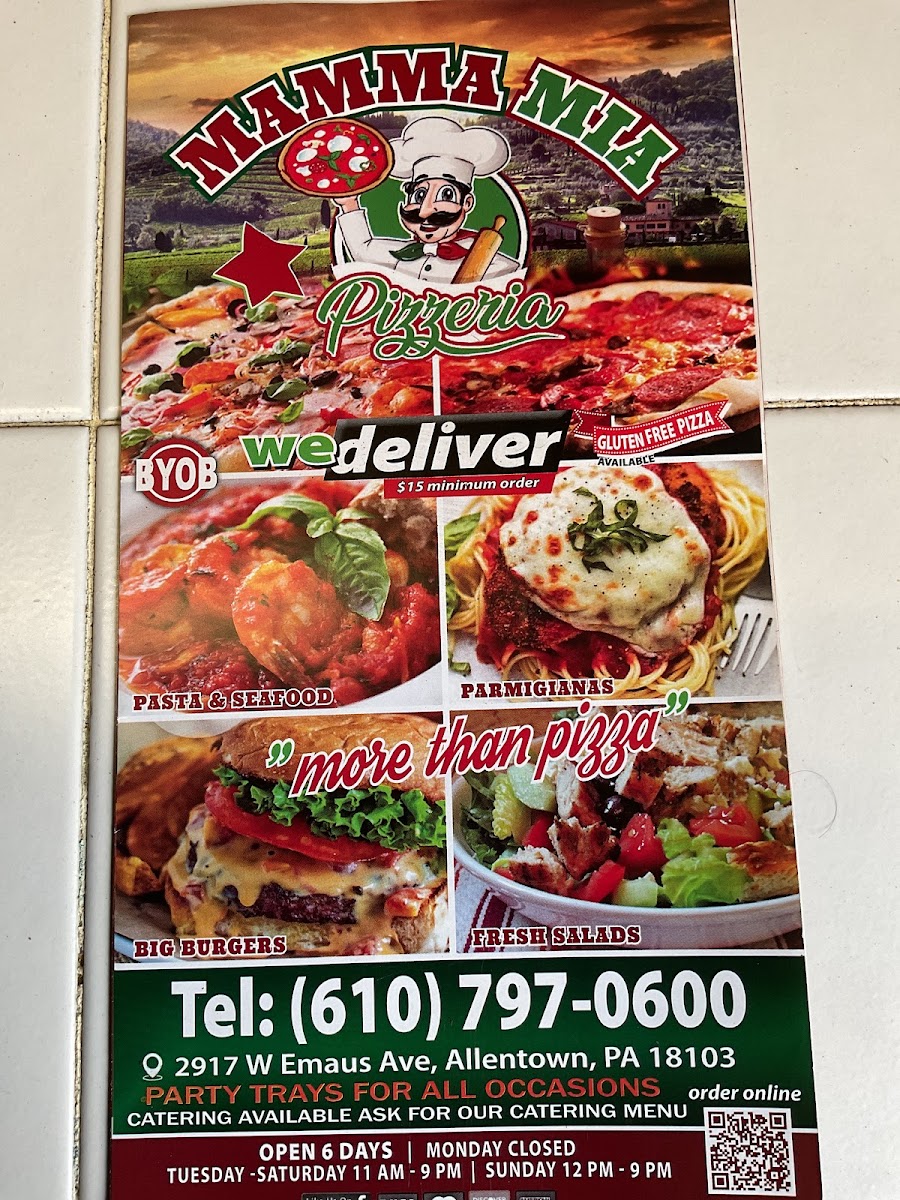 Menu Mamma Mia Pizzeria-1