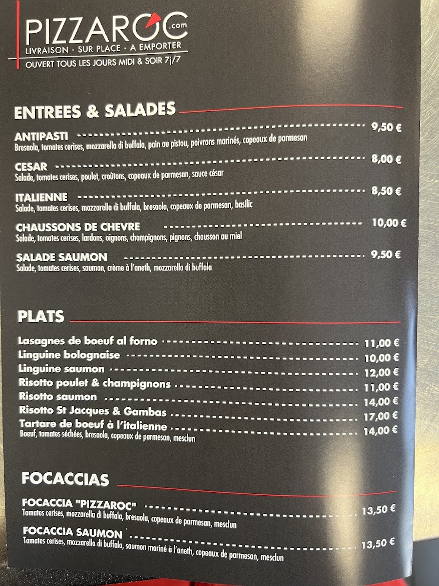 Menu Mamma Pizza Nice-1