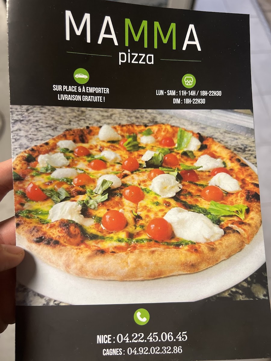 Menu Mamma Pizza Nice-2