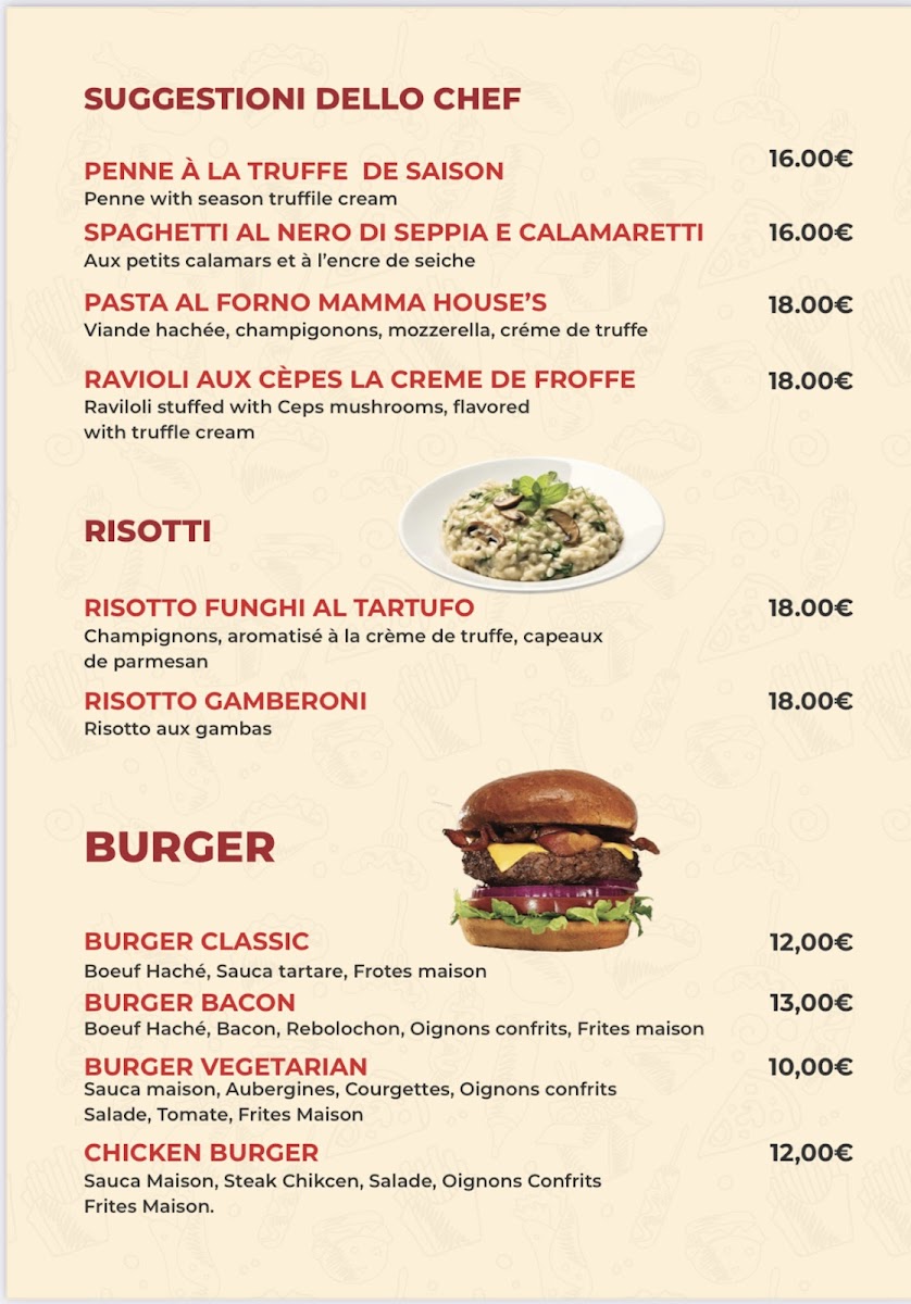 Menu Mamma's House-1