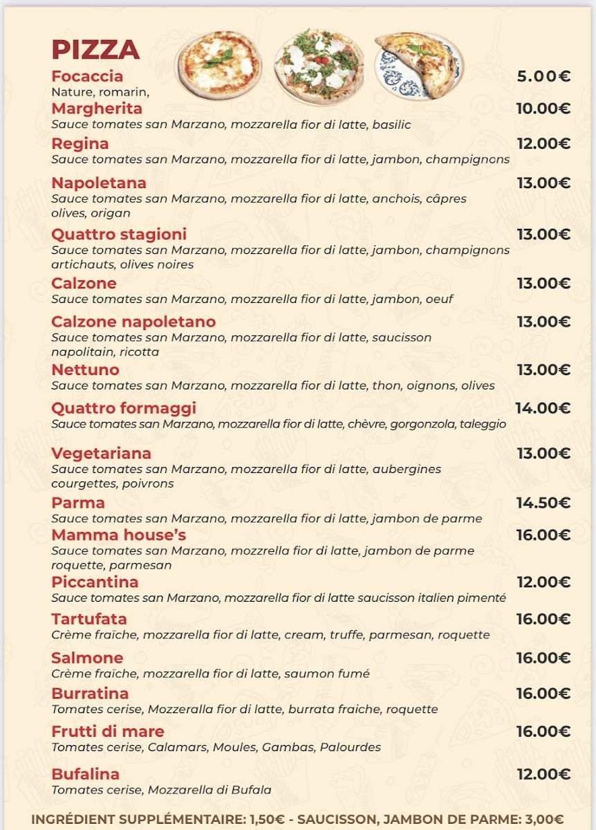 Menu Mamma's House-10