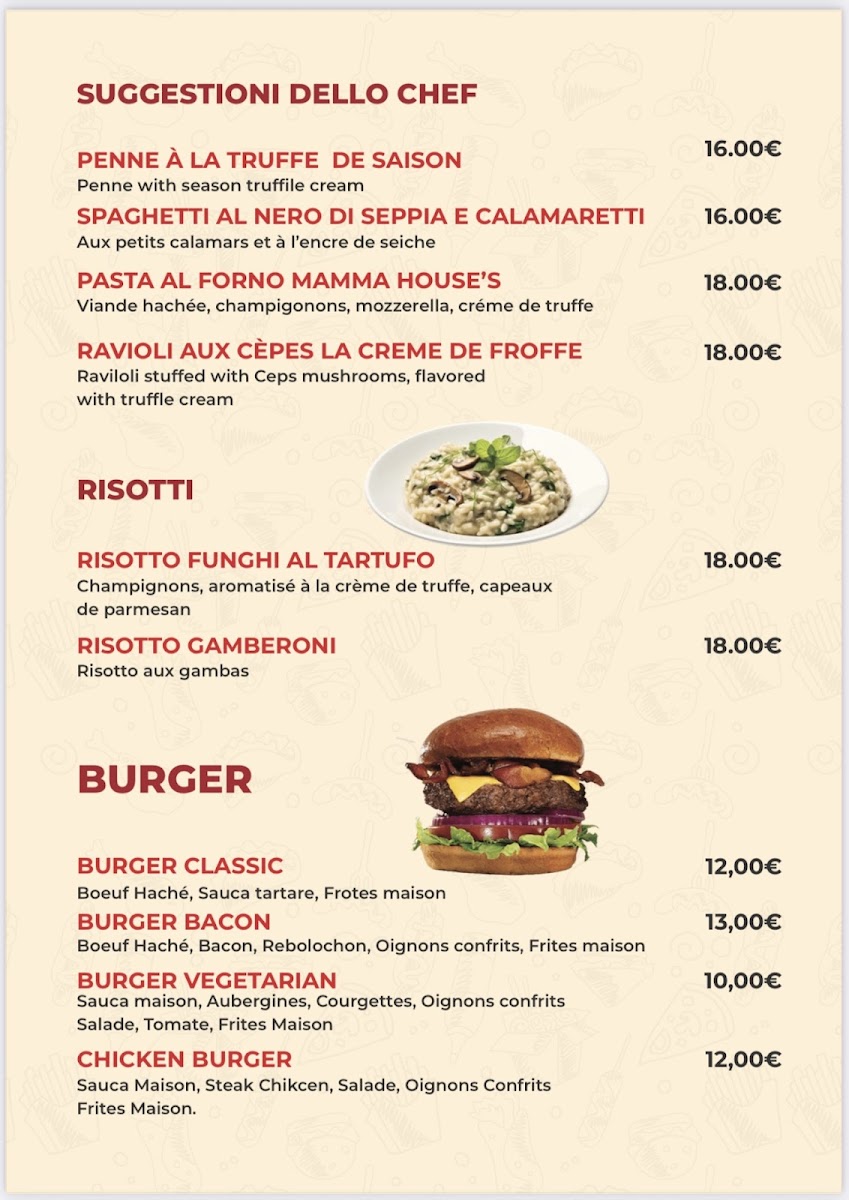 Menu Mamma's House-9