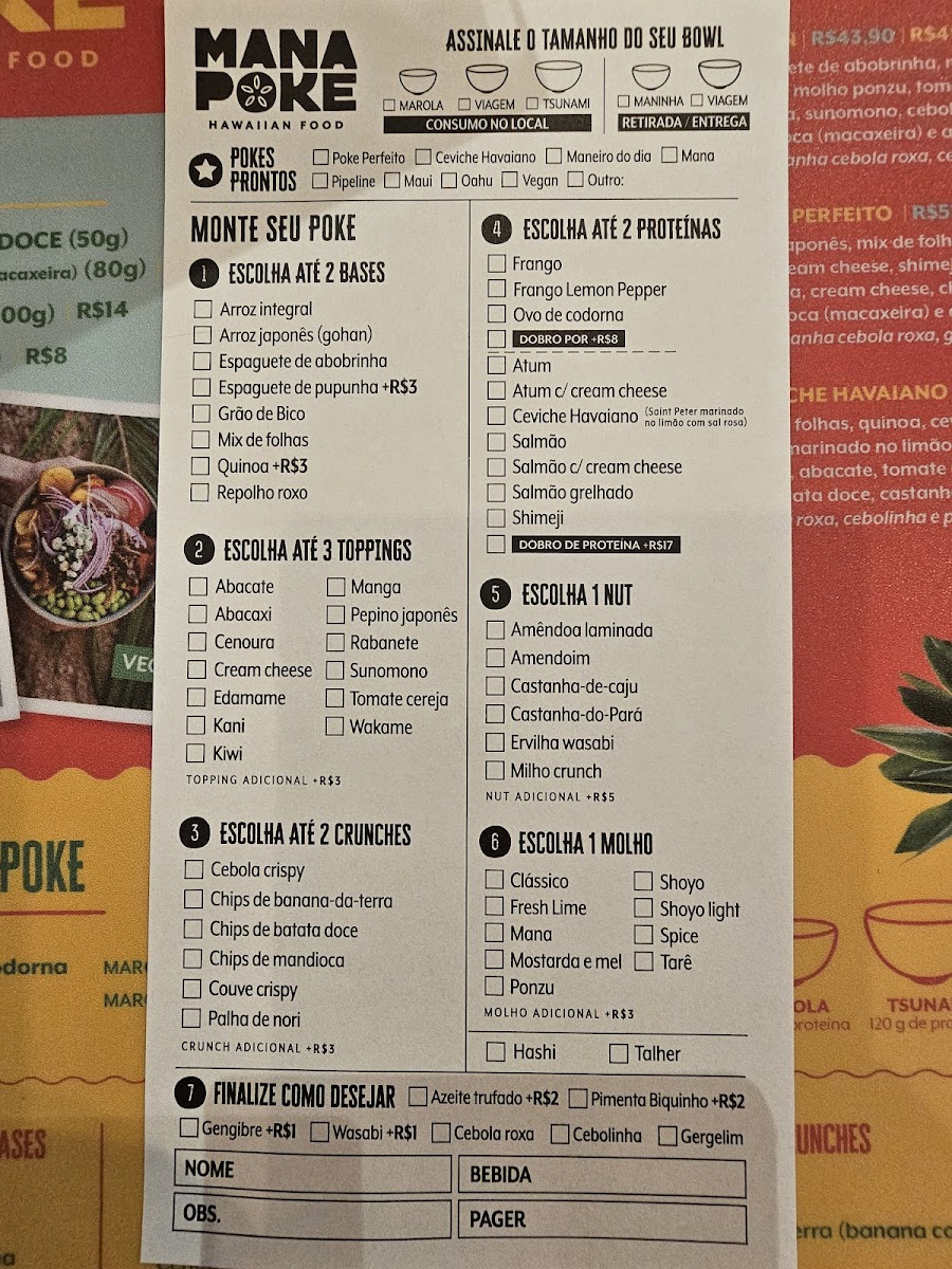 Menu Mana Poke - João Pessoa-2