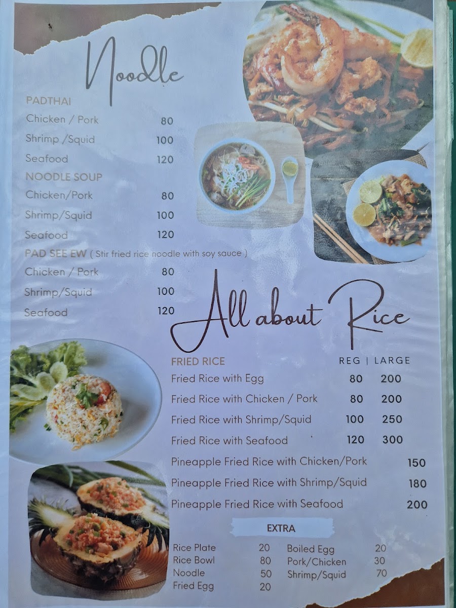 Menu Mandalay On The Beach-8