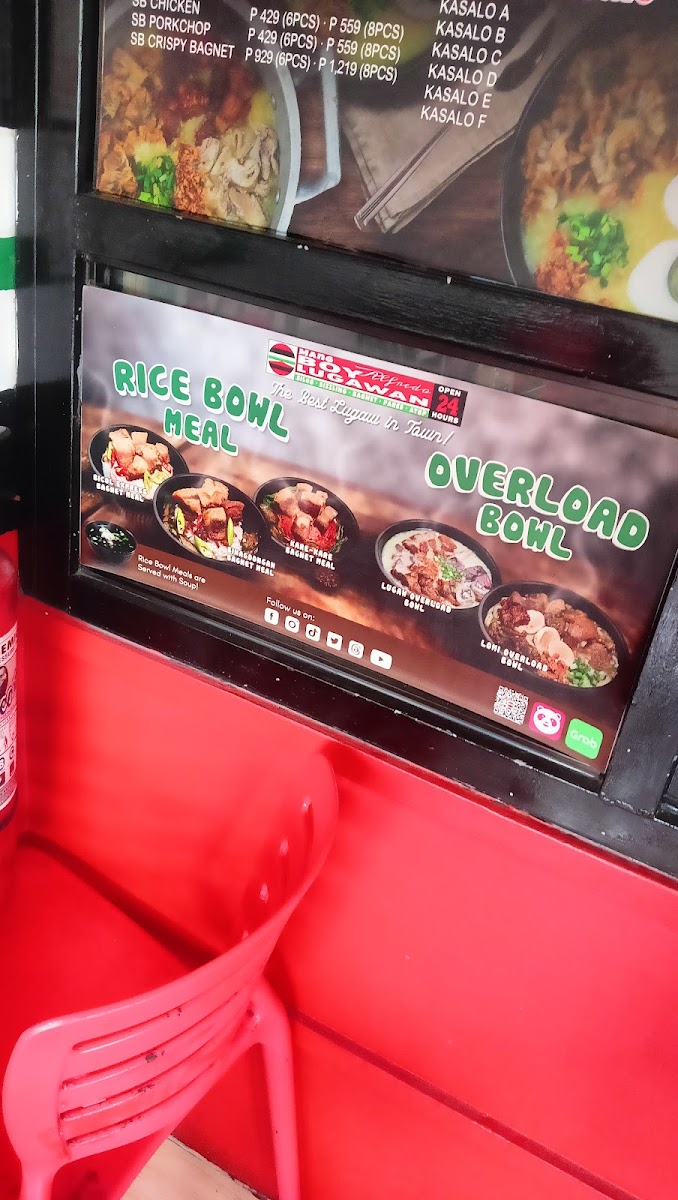 Menu Mang Boyalfredo Lugawan - Rockville Novaliches-5