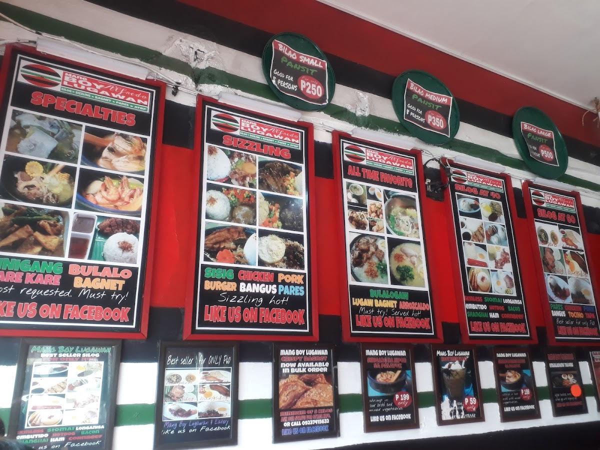 Menu Mang Boyalfredo Lugawan - Rockville Novaliches-8