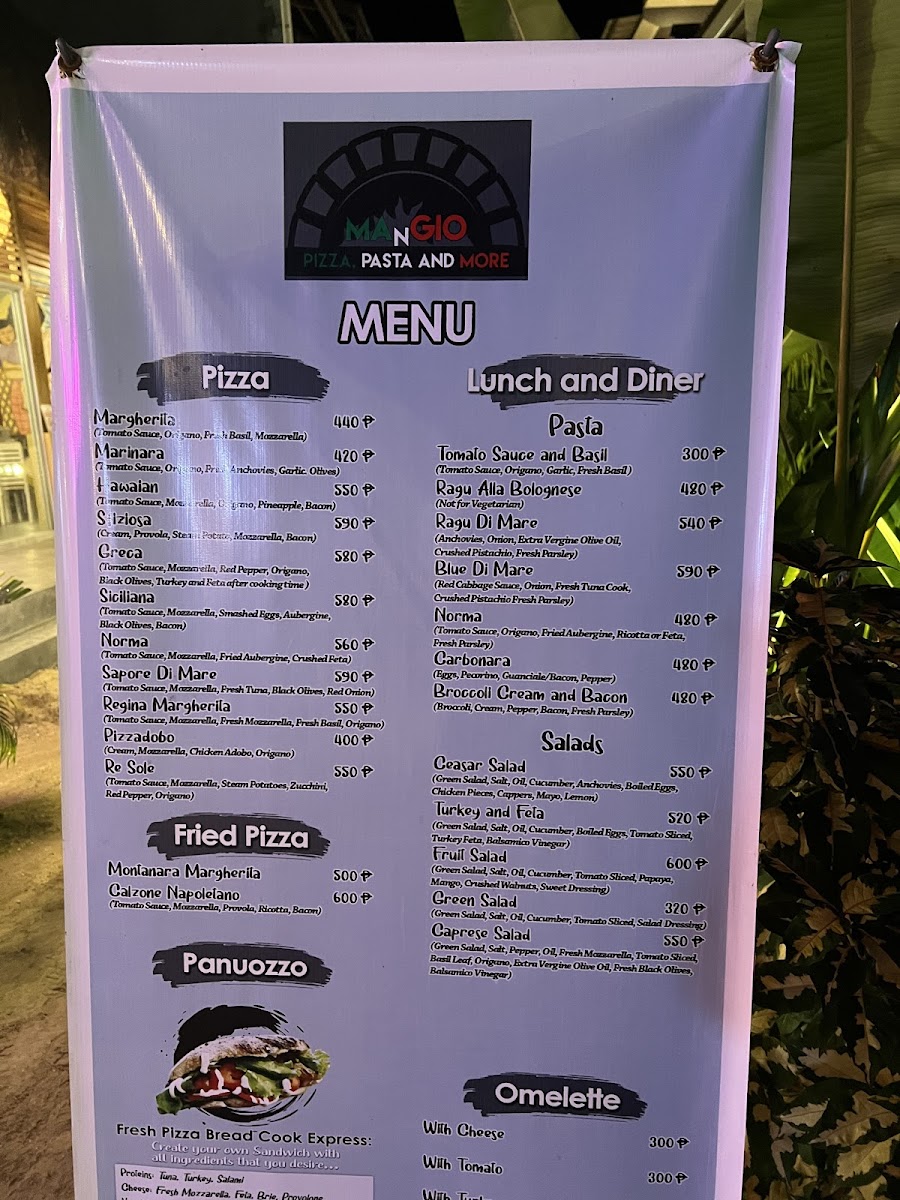 Menu Mangio Italian Restaurant-10