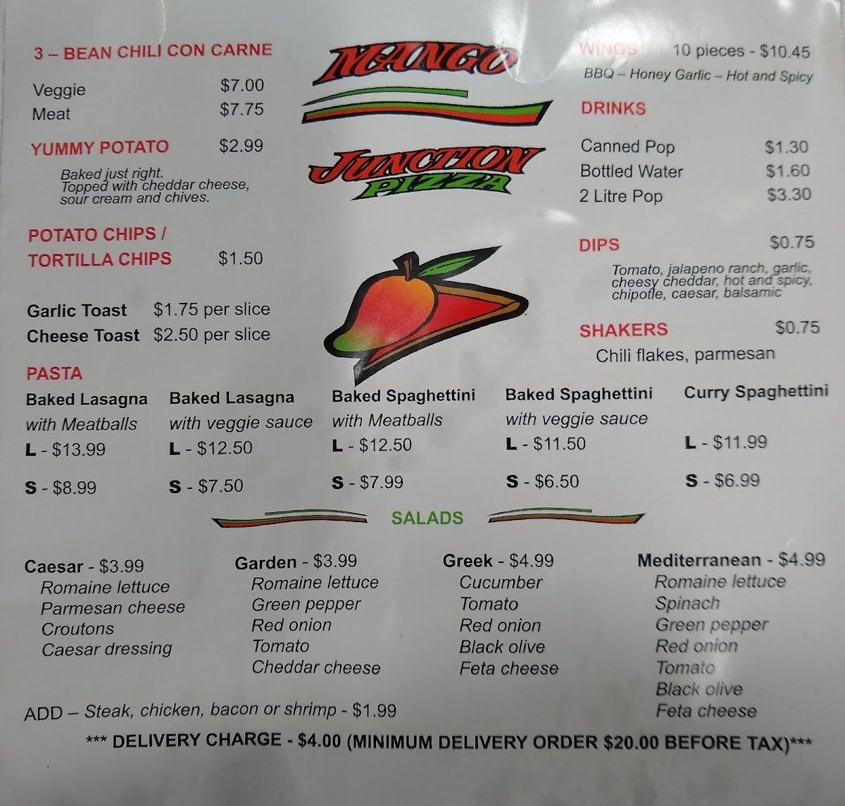 Menu Mango Junction Pizza-2