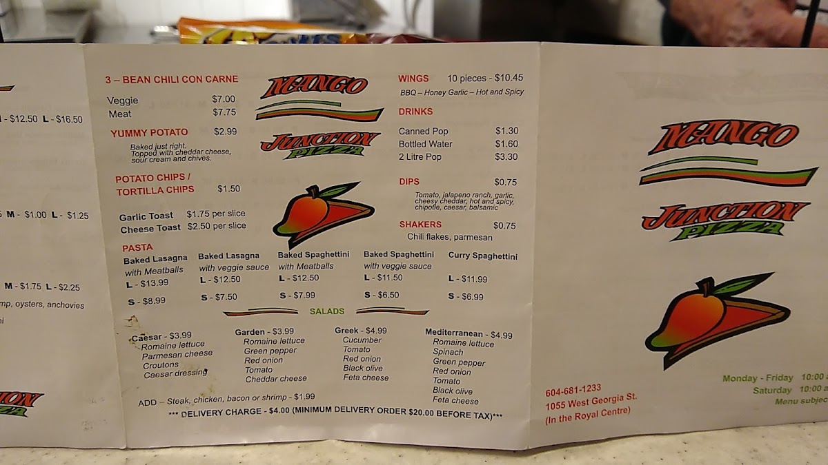 Menu Mango Junction Pizza-4