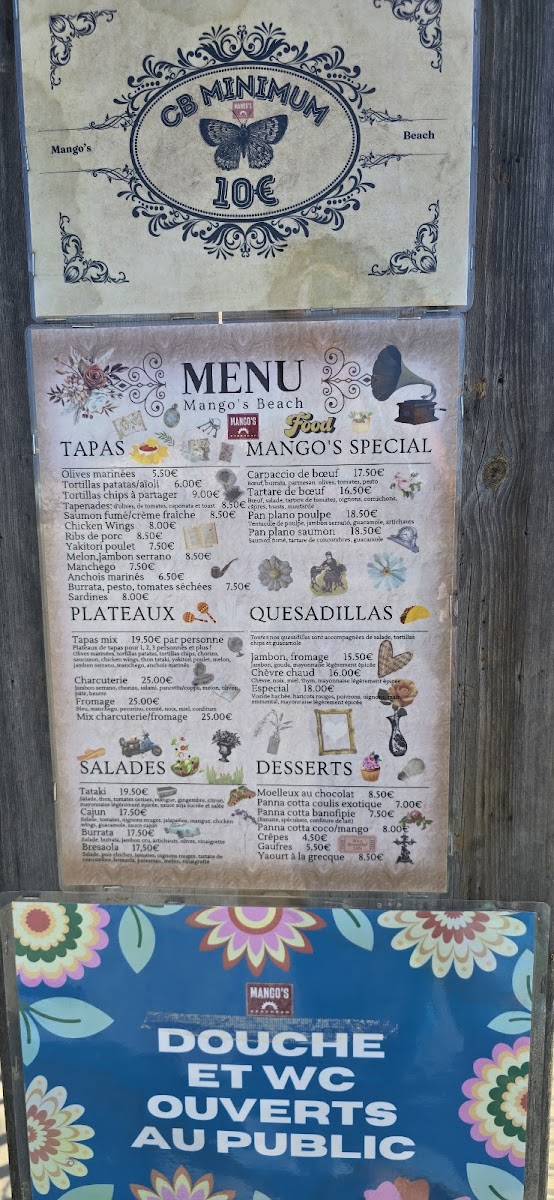 Menu Mango's Beach Bar-2