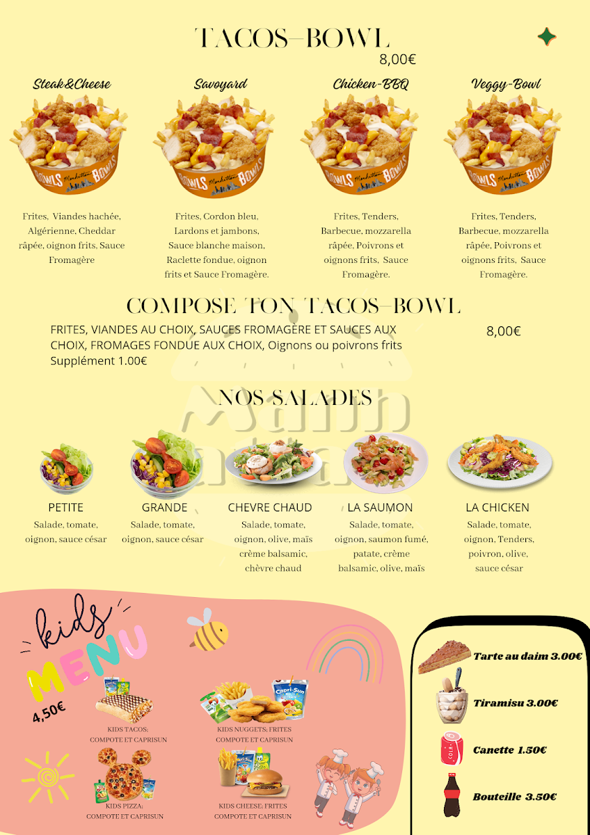 Menu Manhattan Pizza,kebab & Tacos-2