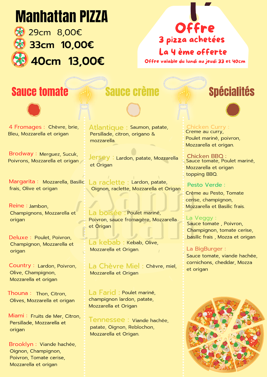 Menu Manhattan Pizza,kebab & Tacos-4