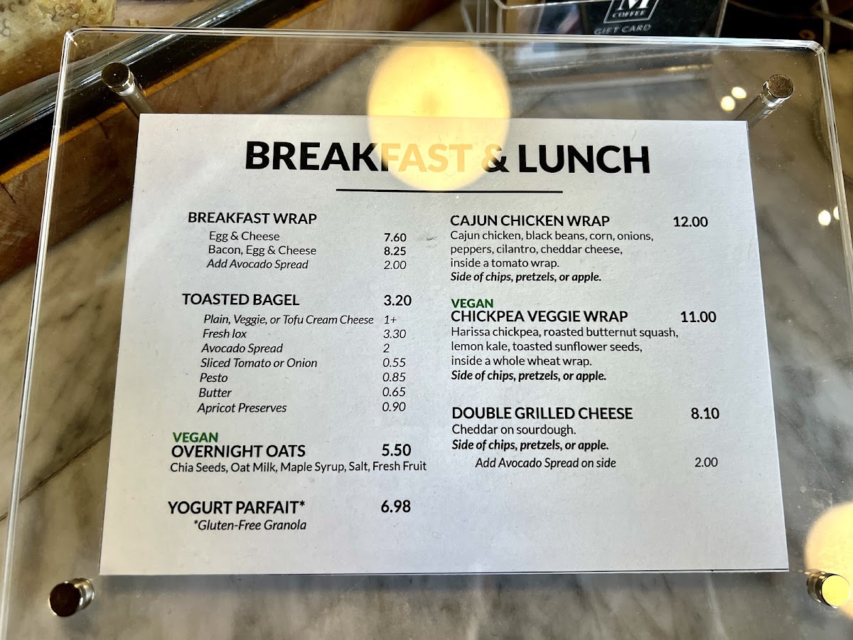 Menu Manhattanville Coffee-6