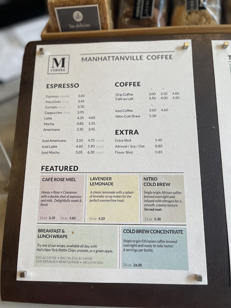 Menu Manhattanville Coffee-8
