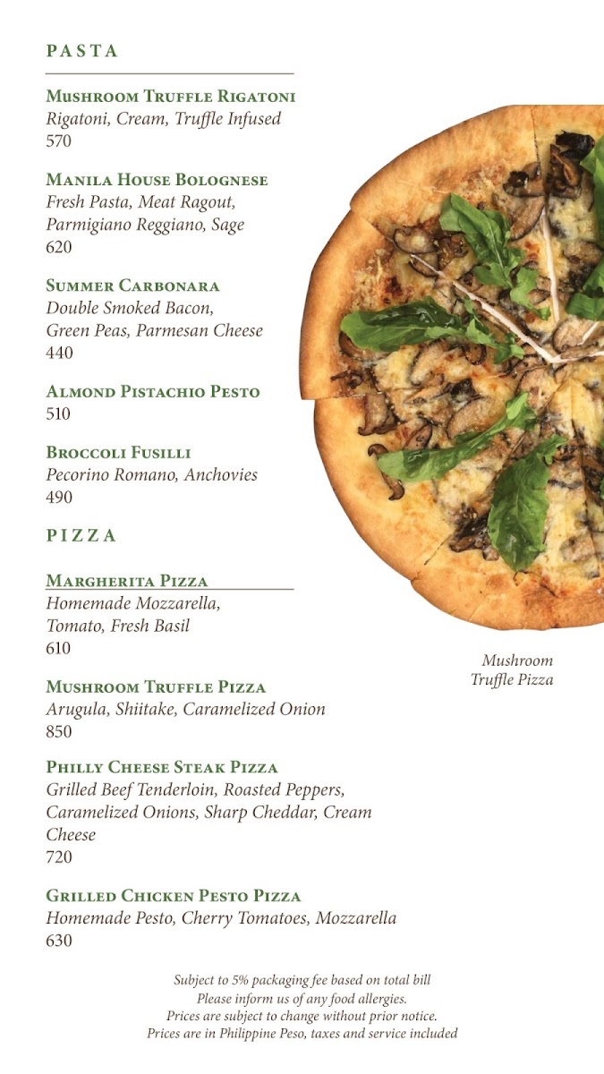Menu Manila House Private Club Inc.-6