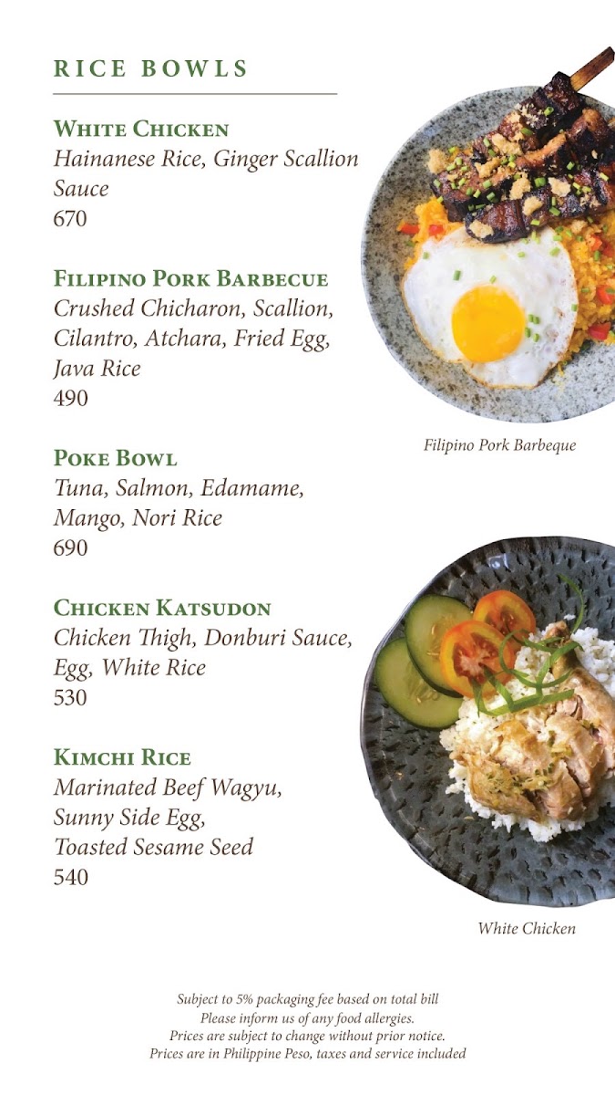 Menu Manila House Private Club Inc.-9