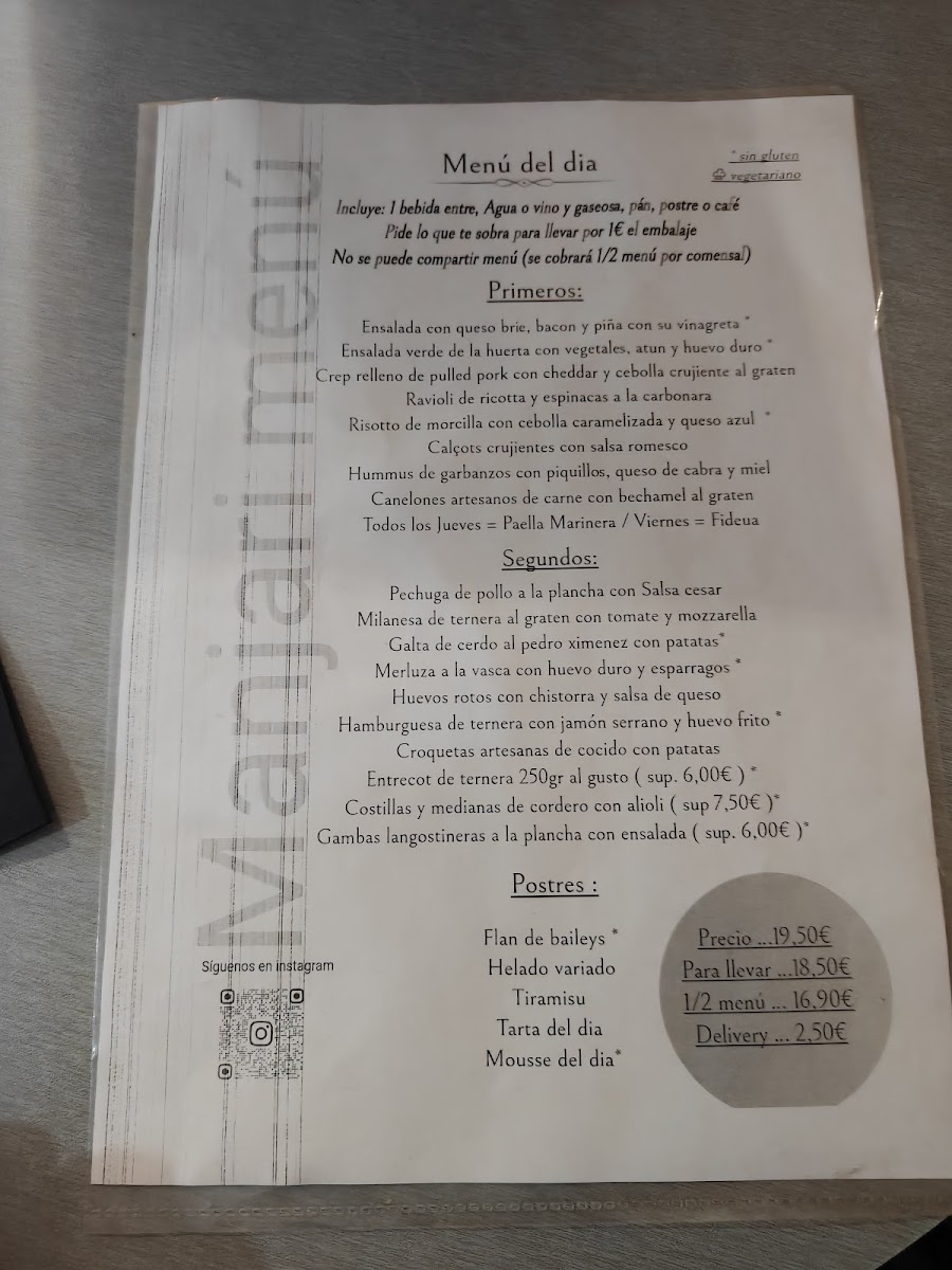 Menu Manjari-2