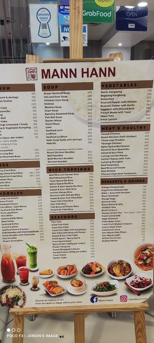 Menu Mann Hann - Market Market-1