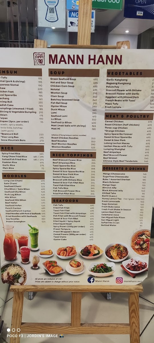 Menu Mann Hann - Market Market-2