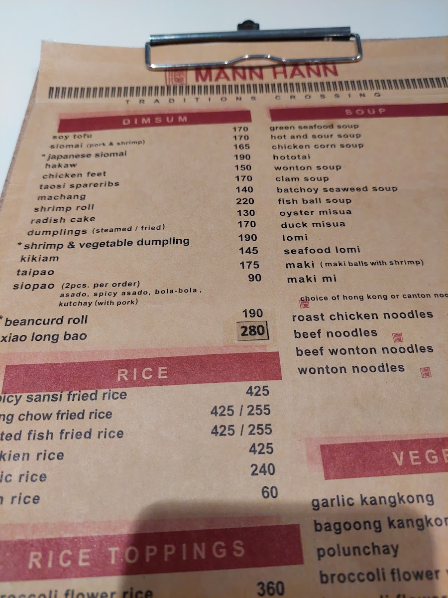 Menu Mann Hann - Market Market-3