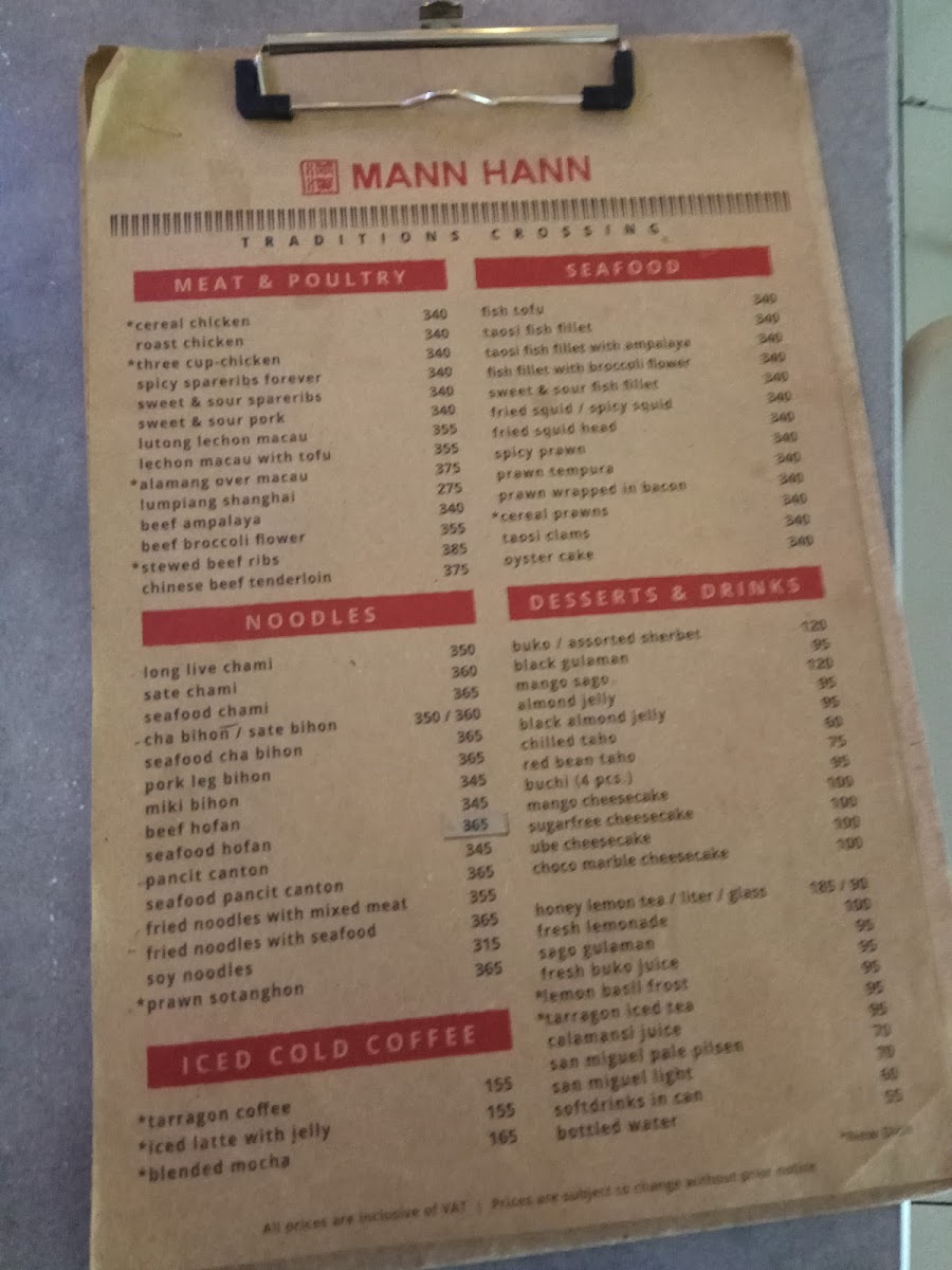 Menu Mann Hann - Market Market-4