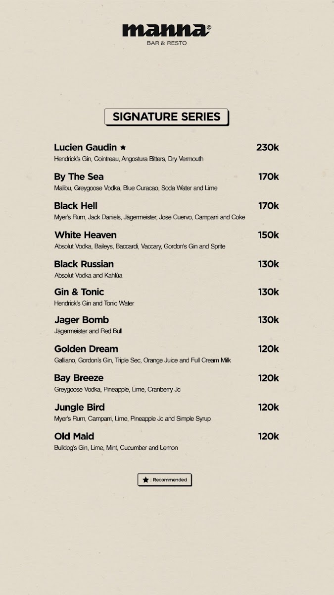 Menu Manna Bar & Resto-3